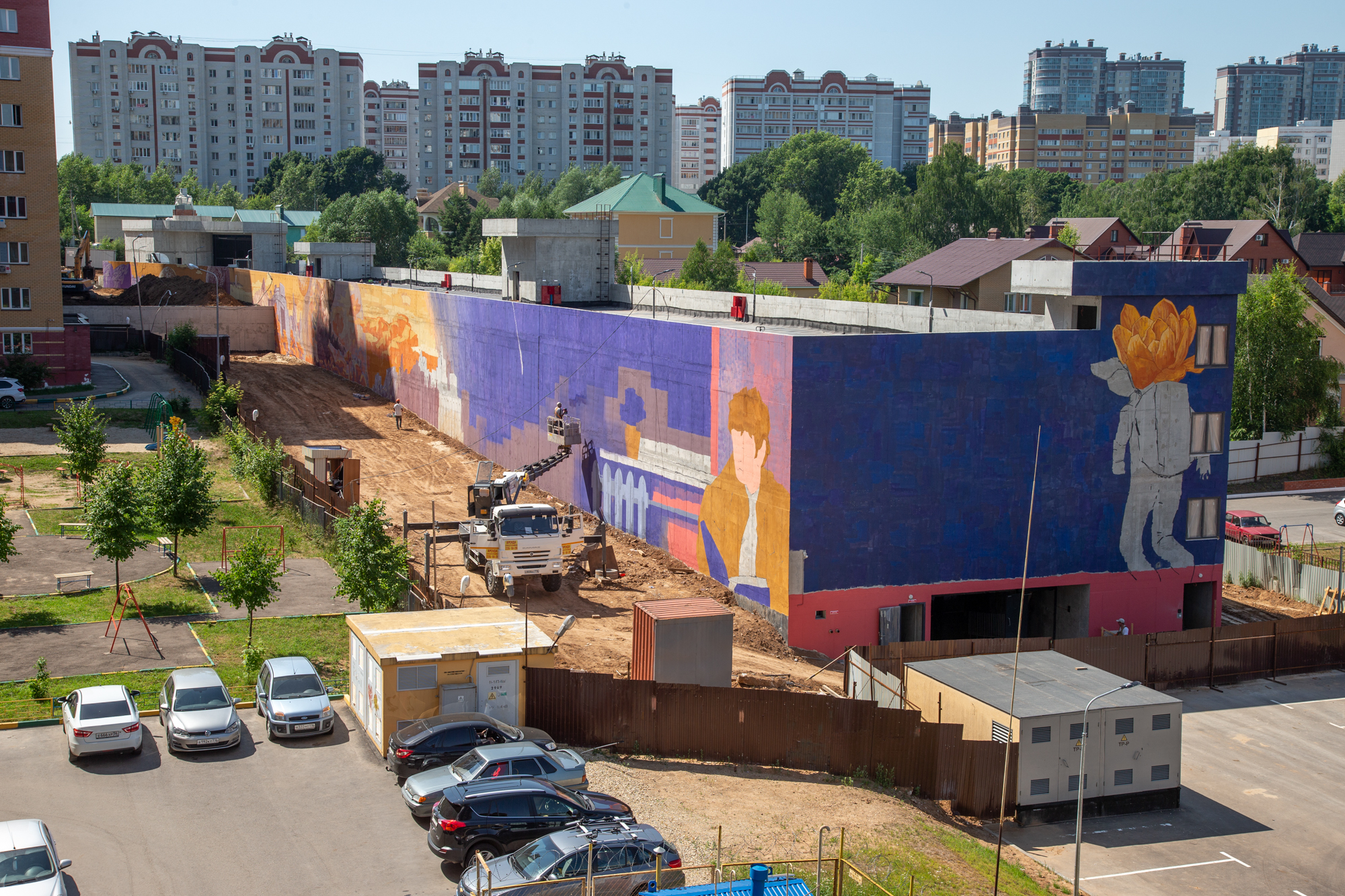 В Казани появилось самое длинное графити
