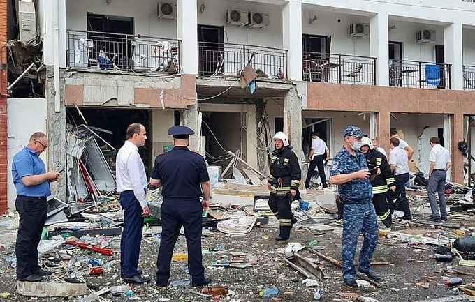 Взрыв в гостинице Геленджика