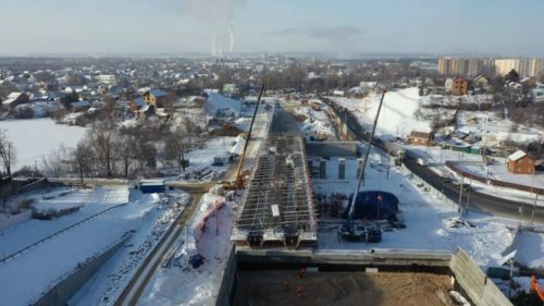 Ведется строительство первого этапа Большого Казанского кольца