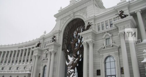 Казанский Дворец Земледельцев в Minecraft