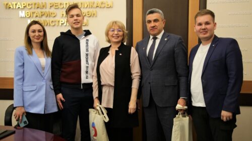 Ильсура Хадиуллина посвятили в ряды Российского движения школьников