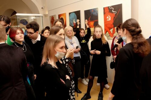 Поздравление с МКС и шахматы Королёва: в Национальном музее открылась космическая выставка